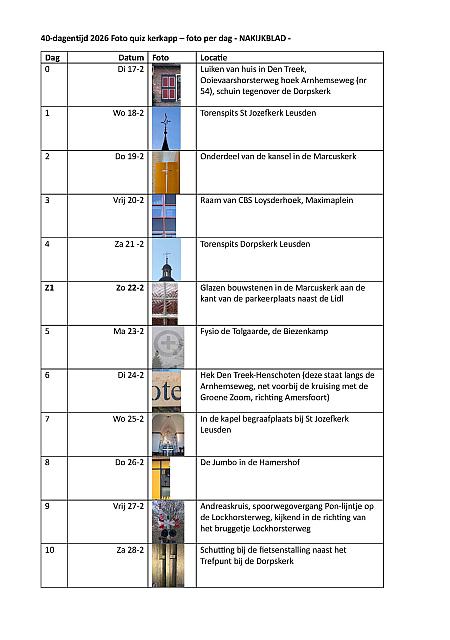 NAKIJKBLAD - Foto quiz 40-dagentijd 2026 kerkapp Pagina 1